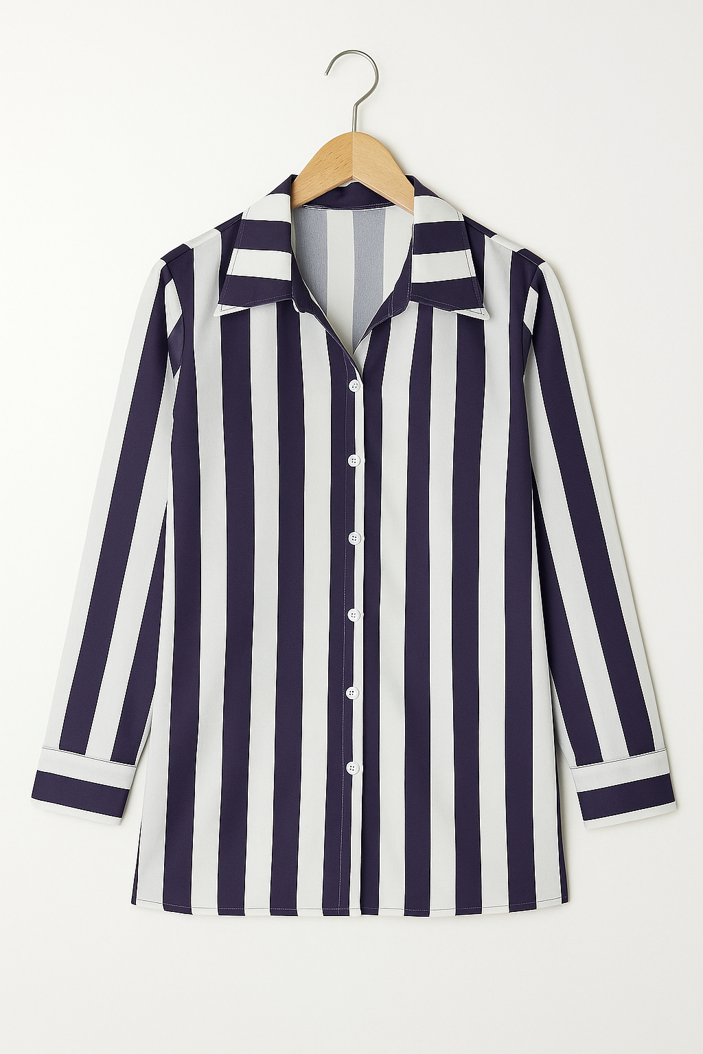 nautical stripes shirt (purple)